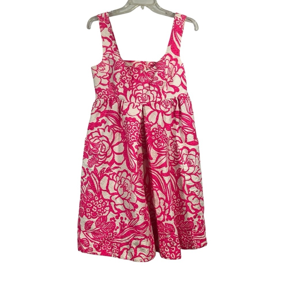 Floral Pink Sleeveless Dress